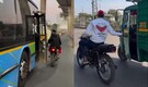 Watch: Delhi biker opens doors of moving vehicles on busy road for reels, arrested