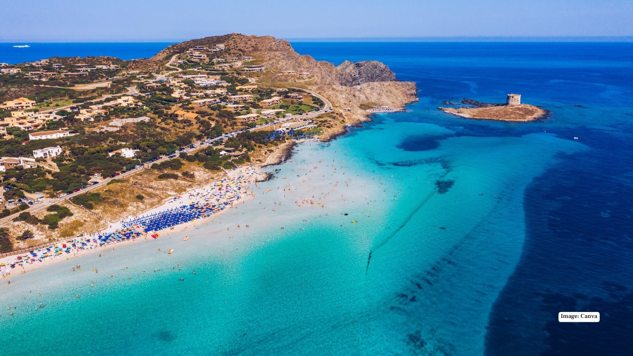 <strong>8. La Pelosa Beach, Sardinia, Italy</strong><br />La Pelosa Beach in Sardinia is especially popular among families due to its shallow, clear waters that remain knee-deep far from the shore. The Caribbean-like clarity of the water contrasts with Mediterranean surroundings. However, travellers note that arriving early is advisable, as visitor numbers can rise quickly during peak season.