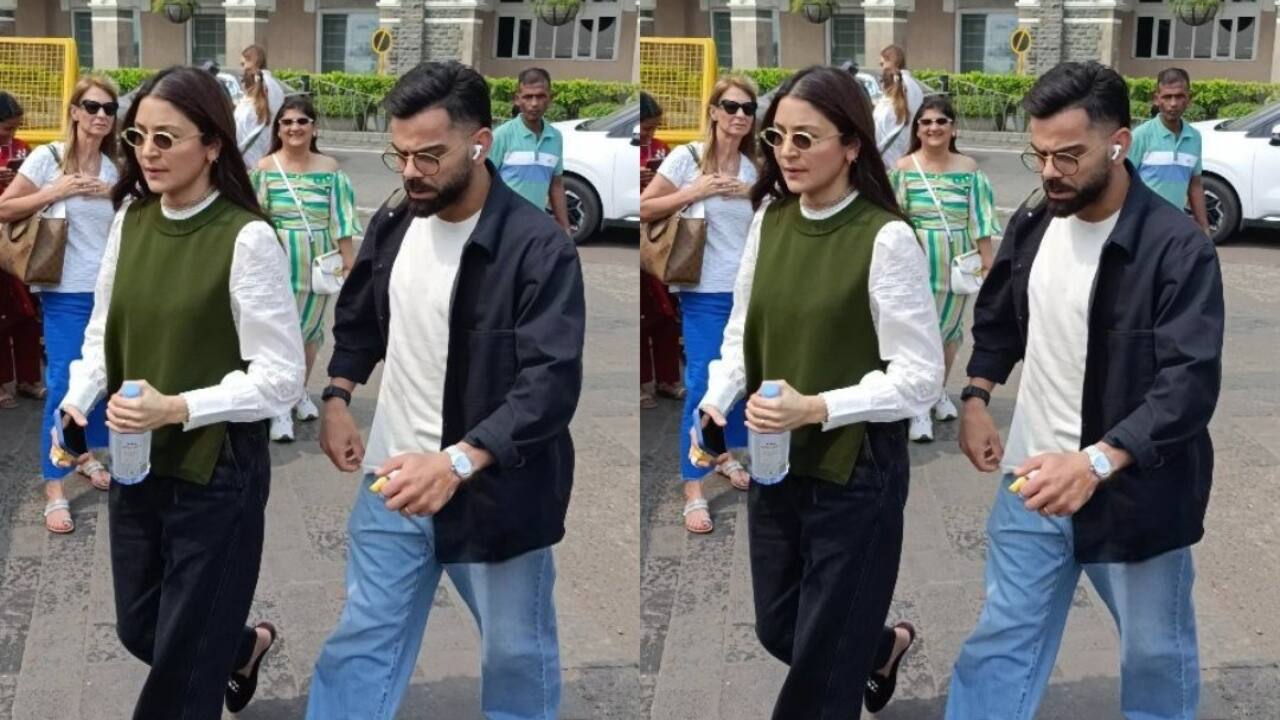 After spiritual stop in Vrindavan, Virat Kohli, Anushka Sharma jet off to Alibaug - Watch