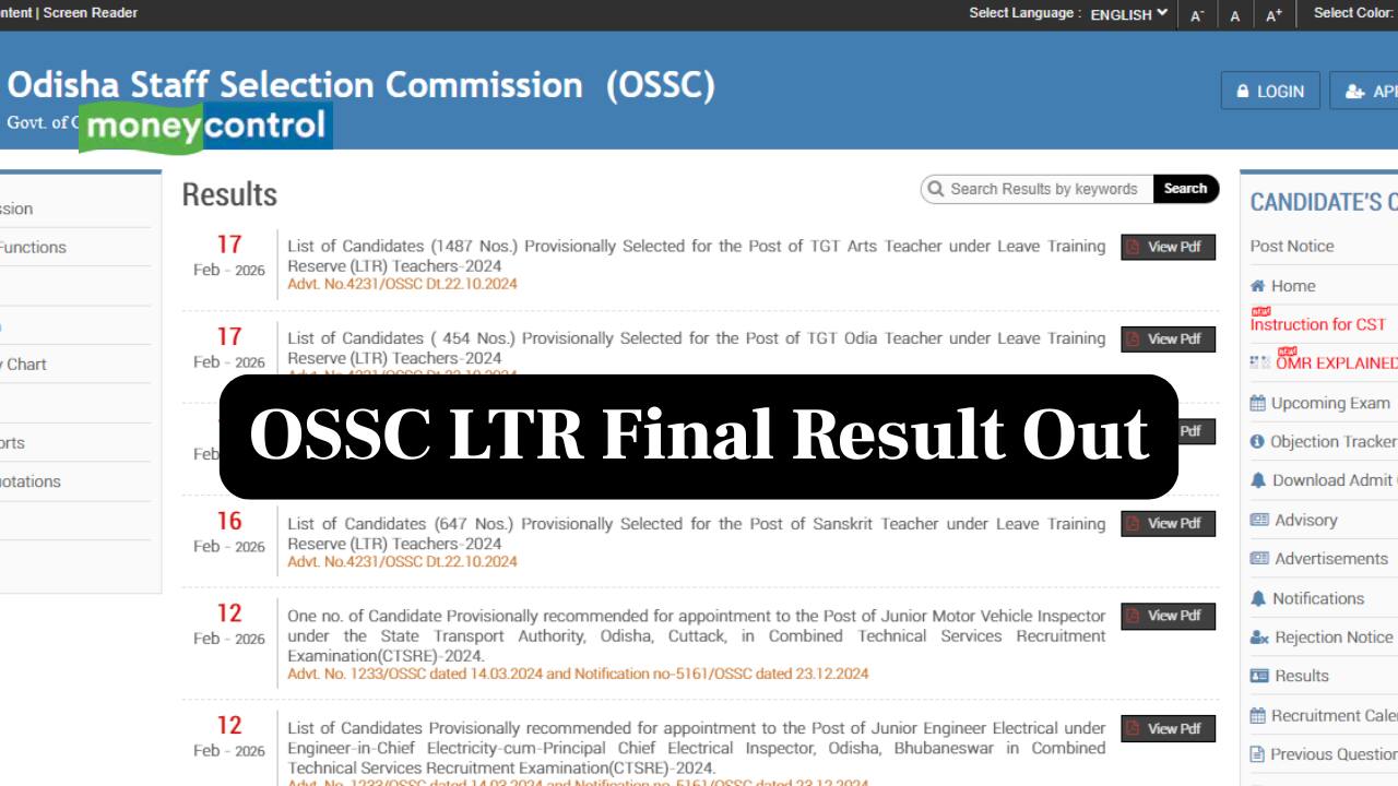 OSSC LTR Final Result Released for 6025 TGT Vacancies, Link to Download Here