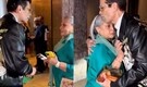 Karan Johar jokes with paps after chatting with Jaya Bachchan, saying, “mere wajah se mila photo”