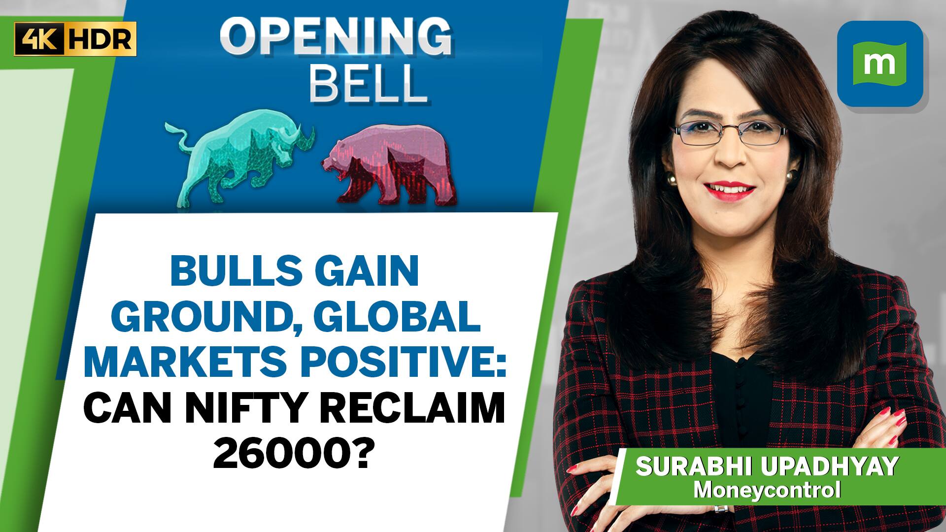 Can Nifty Climb Back Above 26,000 Amid Positive Global Cues? | Opening Bell Live
