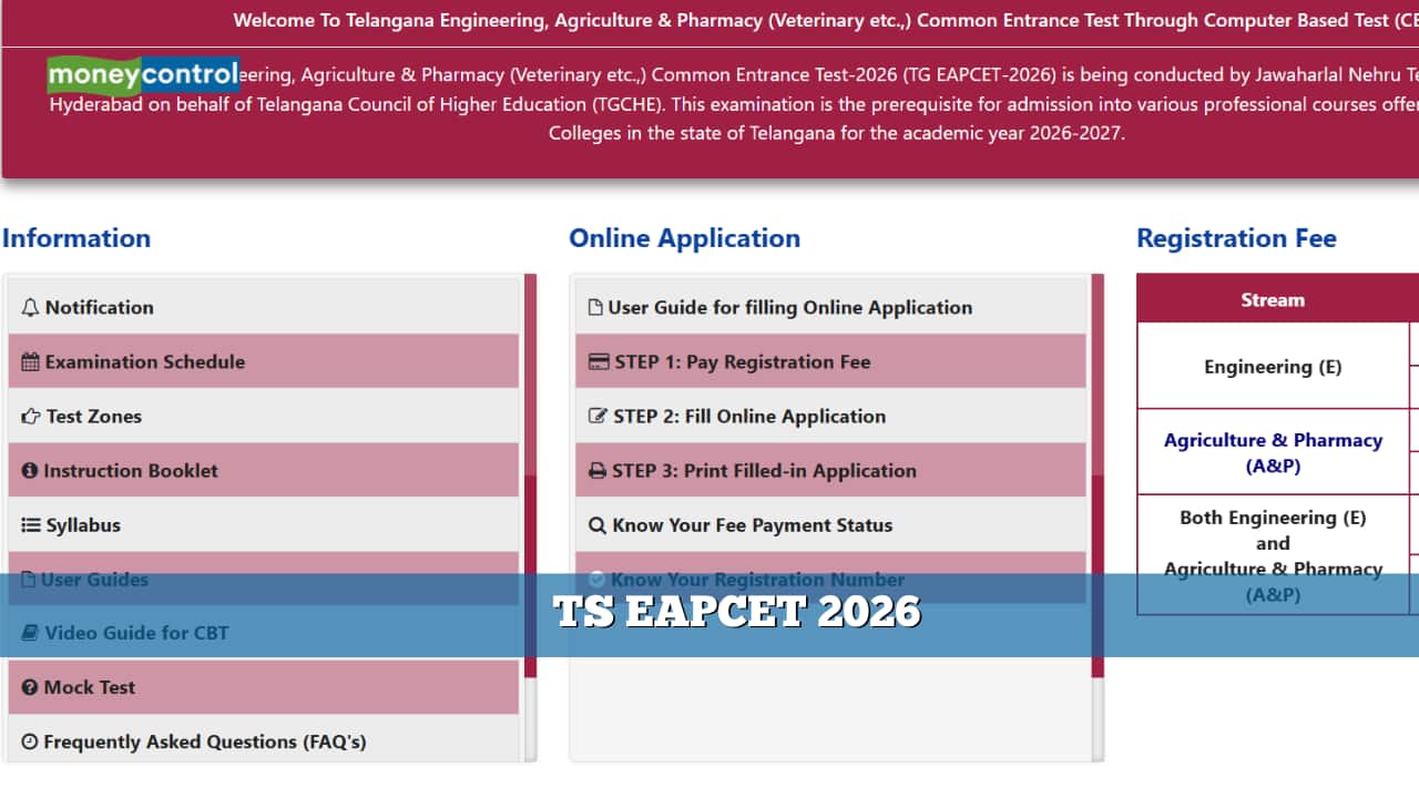 TS EAPCET 2026 registration begins @ eapcet.tgche.ac.in, direct link to apply here