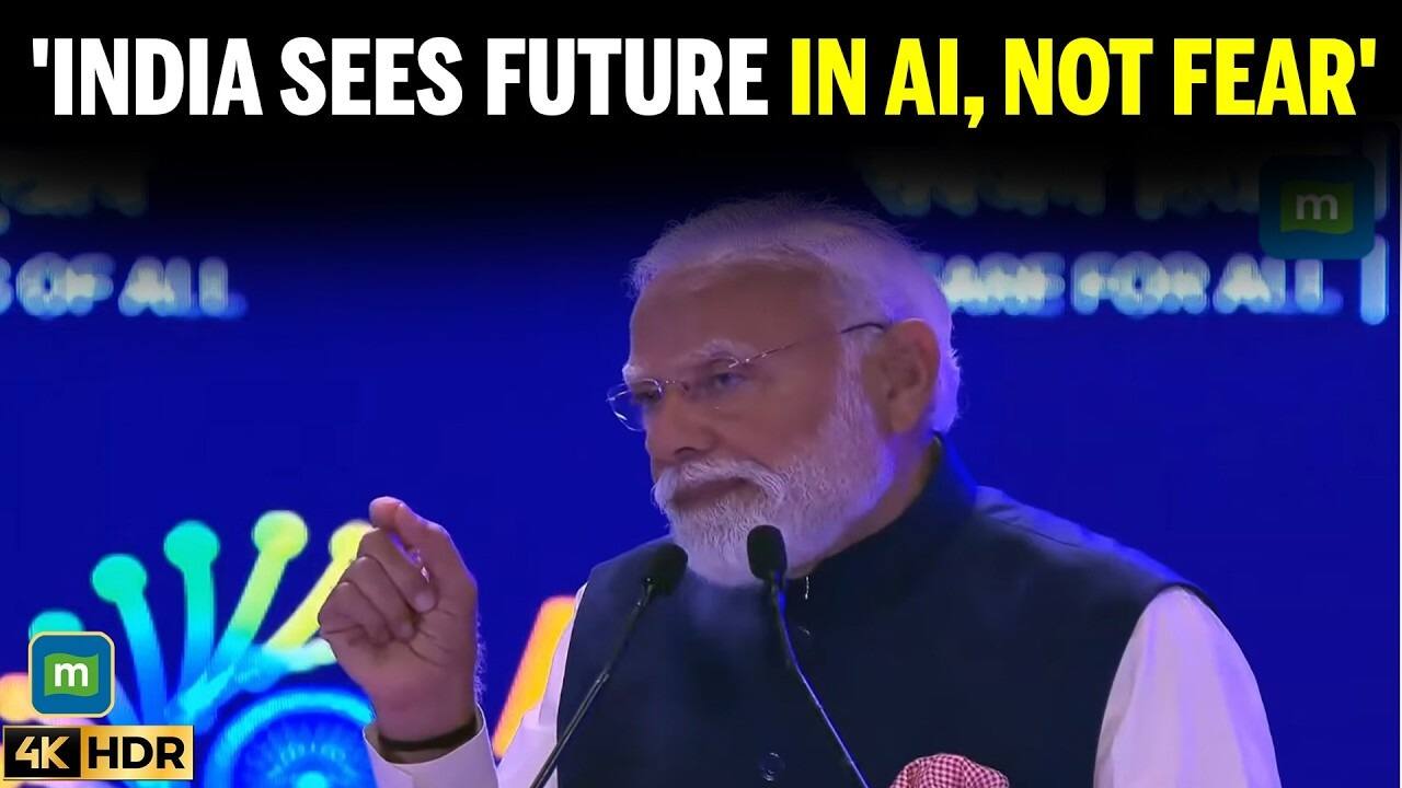 PM Modi Participates in India AI Impact Summit at Bharat Mandapam