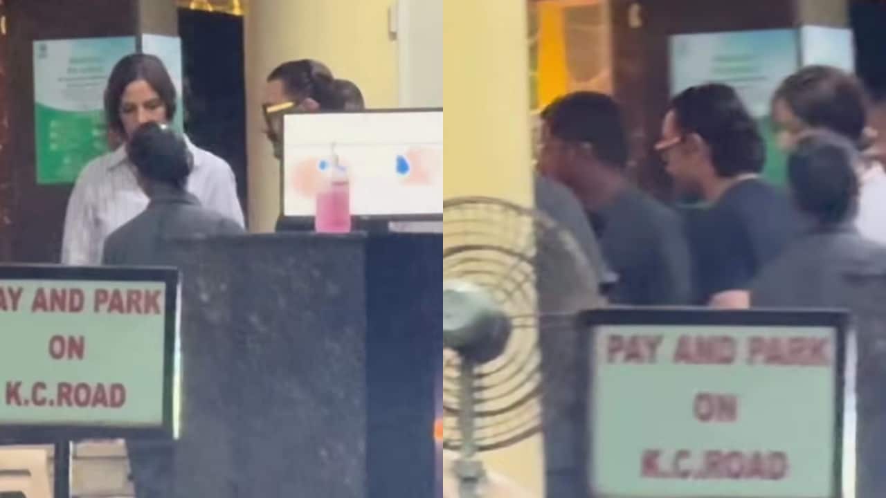 Aamir Khan visits friend Salman Khan’s father Salim Khan at Lilavati hospital, accompanied by girlfriend Gauri Spratt