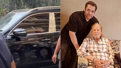 Salman Khan visits Lilavati hospital to check on father Salim Khan’s health