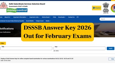 DSSSB आंसर की 2026 फरवरी परीक्षाओं के लिए जारी, 25 फरवरी तक आपत्ति दर्ज करें.