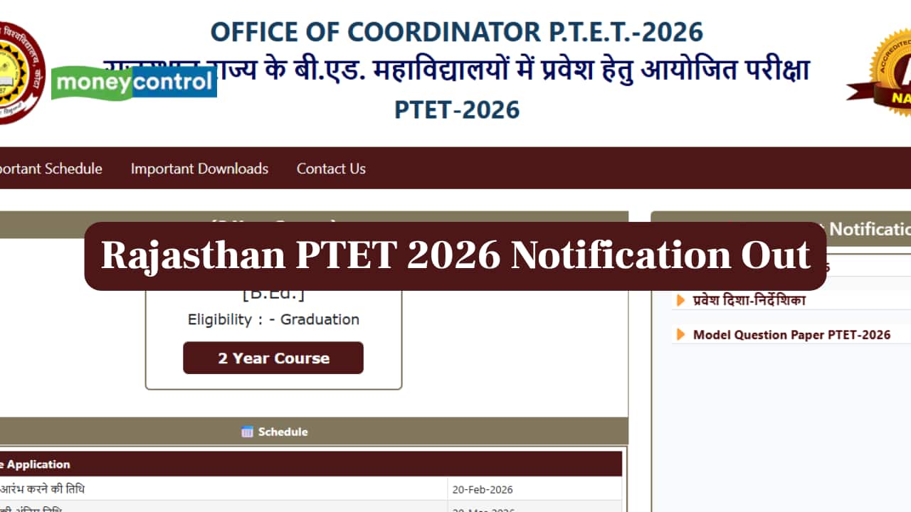 Rajasthan PTET 2026 Notification Out: Check Registration Details and Link to Apply Here