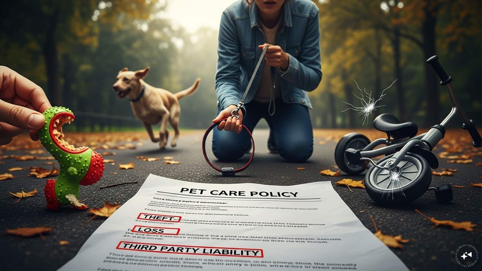 Can an insurance policy cover theft, loss and third-party liability for your pet?