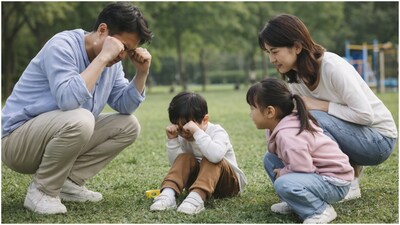 The idea centres on parents adopting or reflecting aspects of their children’s behaviour in order to encourage responsibility, self-awareness and improved communication.