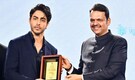 Aryan Khan receives the Best Debutant Director of the Year award for The Bads of Bollywood