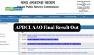 APDCL AAO Final Result Released, Check Link to Download Merit List Here