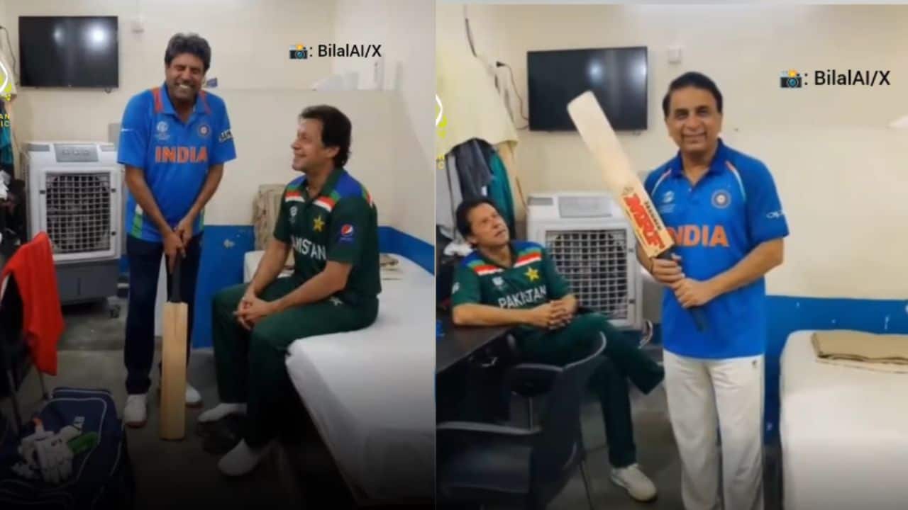 AI imagines Imran Khan with 14 international cricketers amid reports of 85% vision loss in one eye. Video
