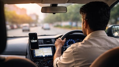Delhi driver completes 50,000 Uber trips, reveals peak earnings. (AI-generated image)

