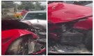 Ferrari rams into multiple vehicles in Hyderabad, accident videos flood social media