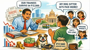 Bengaluru recruiter says trainees 'survive on Rs 12,000' salary: 'Not a flex,' replies candidate