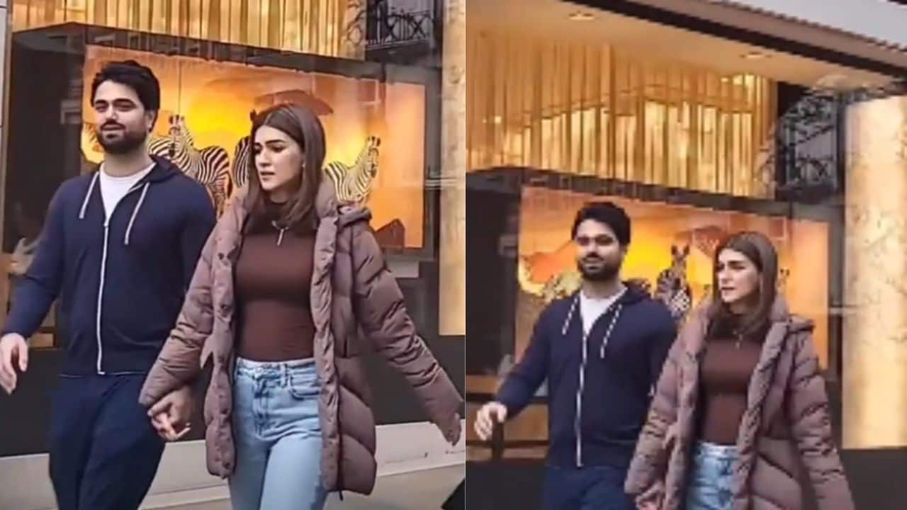 Kriti Sanon and Kabir Bahia spotted holding hands in London, watch here
