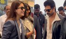 Rashmika Mandanna, Vijay Deverakonda spotted leaving for Udaipur ahead of their wedding, watch