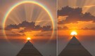 Great Pyramid of Giza: This 4,500-year-old wonder amazes scientists with perfect "solar halo"| WATCH