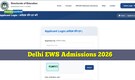 Delhi EWS Admissions 2026: Apply here for Nursery, KG and Class 1 admissions in private schools