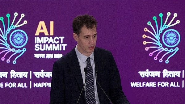 Mistral AI CEO Arthur Mensch at India AI Impact Summit