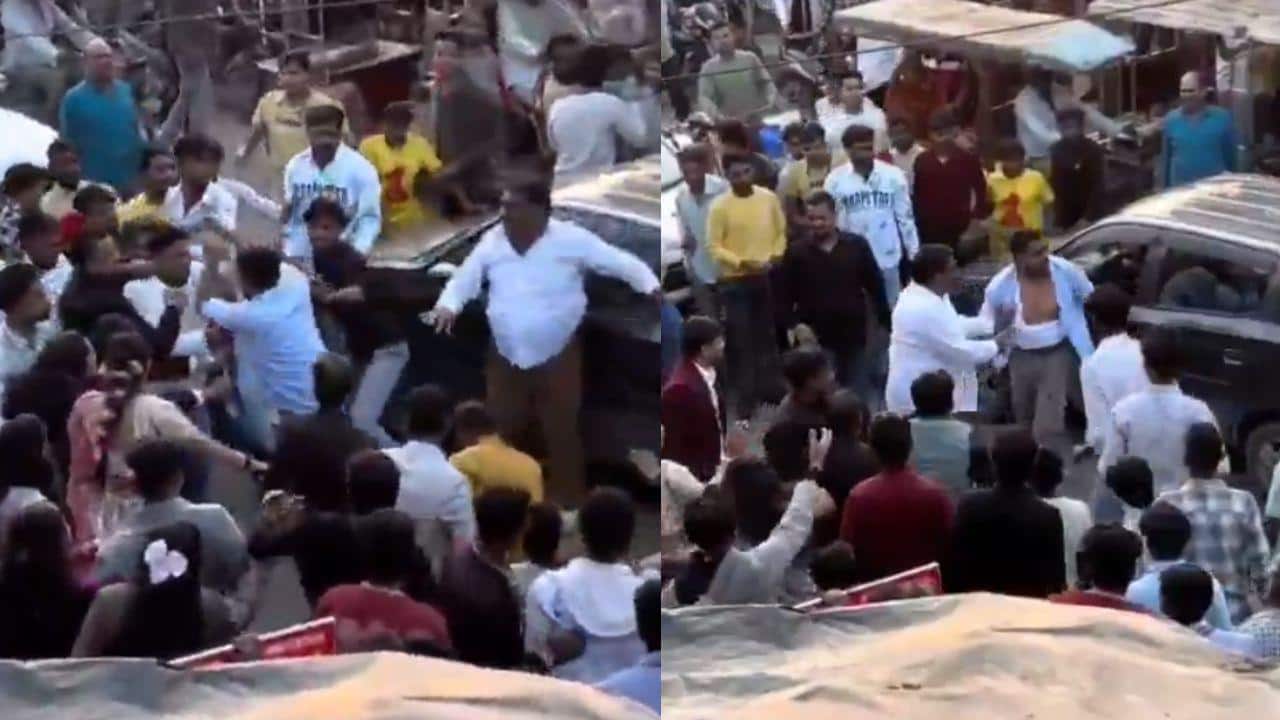 IAF staffer, father assaulted by baraatis in UP for asking them to clear road | Watch video