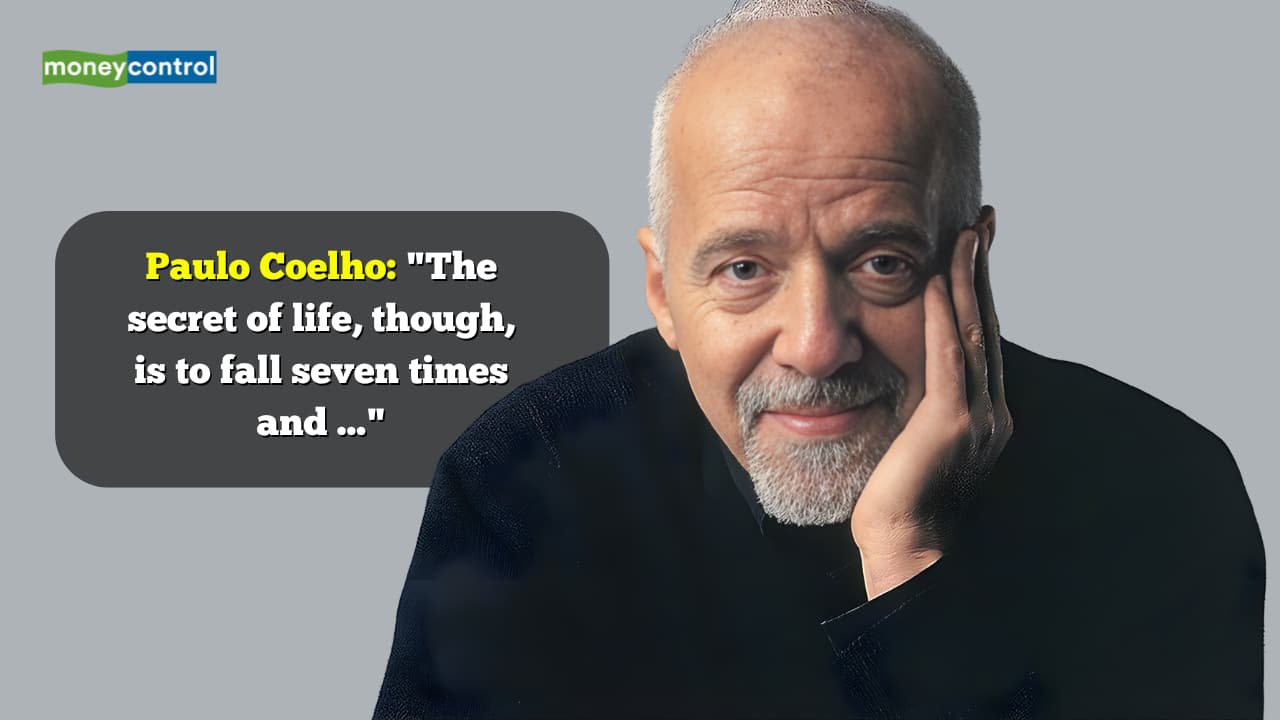 Quote of the Day by 'The Alchemist' author Paulo Coelho: "The secret of life, though, is to fall seven times and ..."