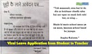 Viral leave application from student to teacher that still makes people laugh