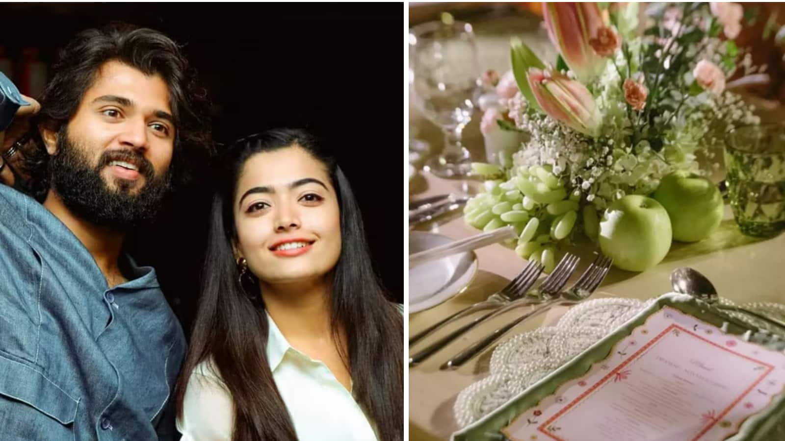 Rashmika Mandanna, Vijay Deverakonda's pre-wedding festivites begin, bride-to-be shares glimpses of their private Japanese dinner and a table with blush pink lilies - see