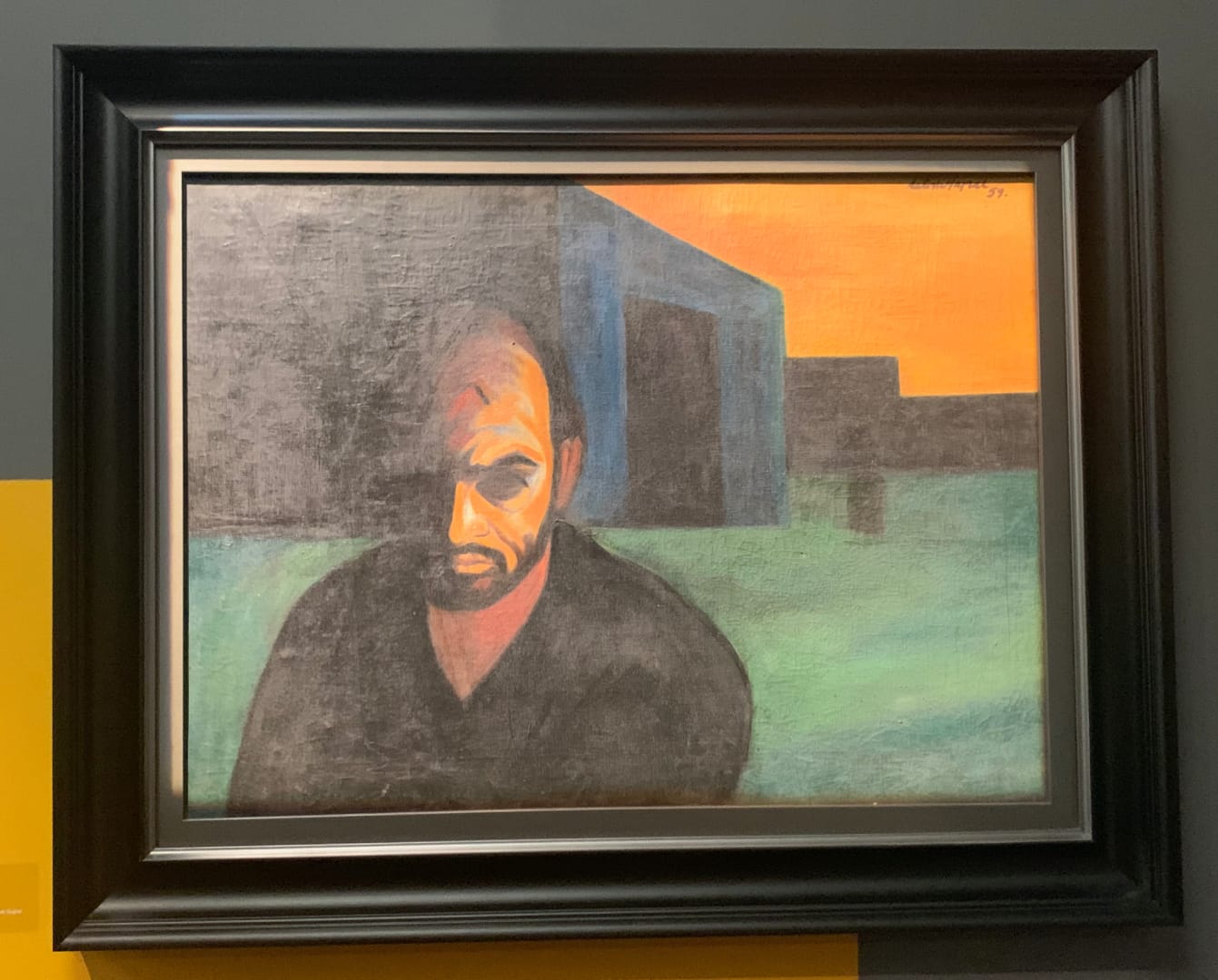 Self-portrait by Satish Gujral.