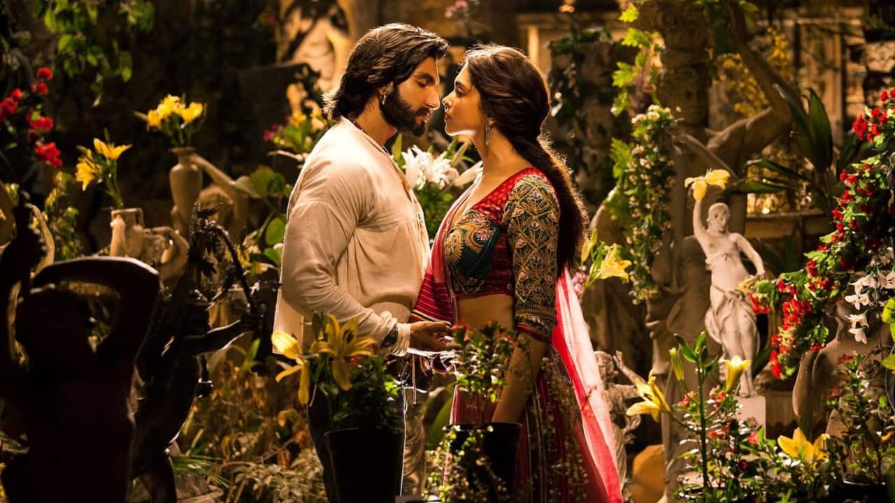 Goliyon Ki Raasleela Ram-Leela Bhansali reinterpreted Romeo and Juliet in this intense romantic tale set against a violent Gujarati backdrop. The film, which starred Ranveer Singh and Deepika Padukone, was dazzling with its vivid hues, thrilling soundtrack, and gripping narrative. It became a huge commercial hit and signalled the start of Bhansali's renowned partnership with the main duo. Goliyon Ki Raasleela Ram-Leela is streaming on Prime Video.
