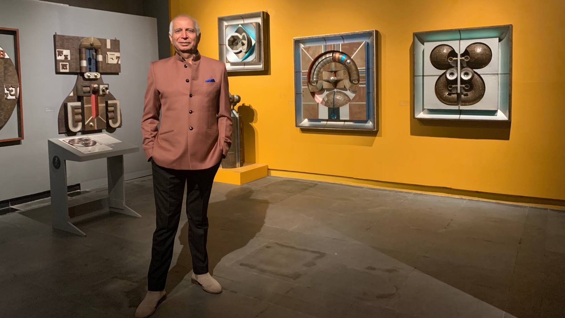 Curator Kishore Singh at the National Gallery of Modern Art in Delhi.