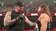 However, it was Undertaker, who stole the show by making a special appearance. Even AJ Styles was left stunned as Undertaker rode his Harley on the ramp before entering the ring. (WWE Photo)