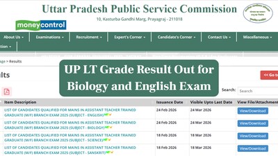 UP LT ग्रेड रिजल्ट 2026 जारी: बायोलॉजी और अंग्रेजी के परिणाम घोषित, सीधा लिंक यहाँ.