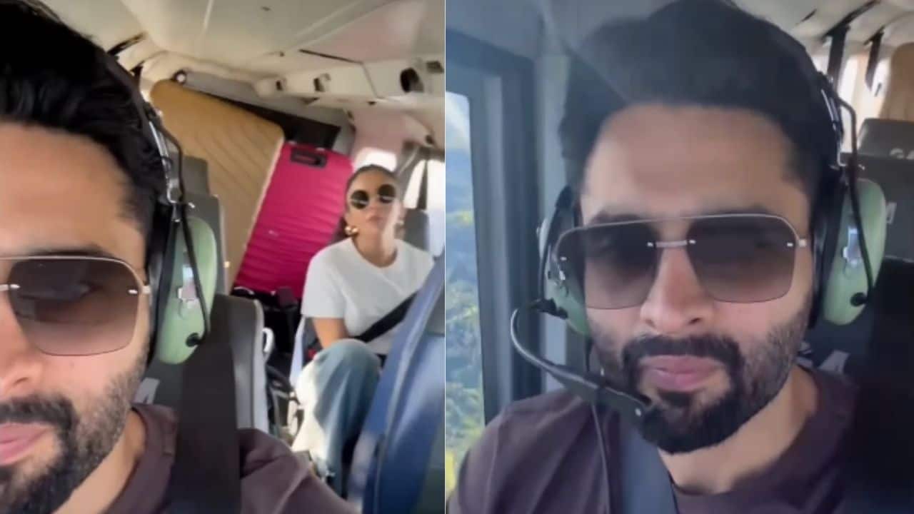 Jackky Bhagnani and Rakul Preet Singh’s romantic helicopter ride wins hearts