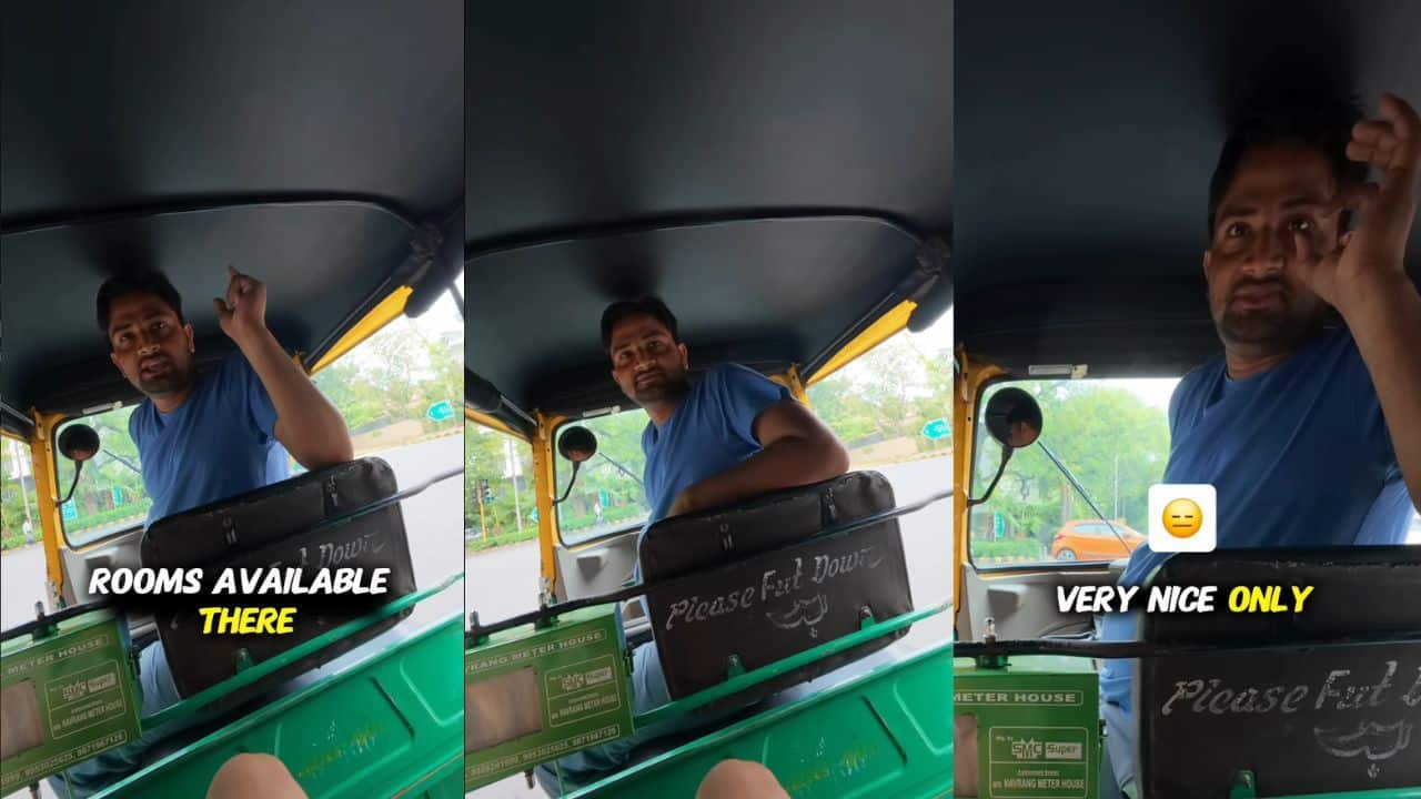 'Good girls, 18-20': Delhi auto driver's lewd pitch to foreign tourist captured on camera | Watch