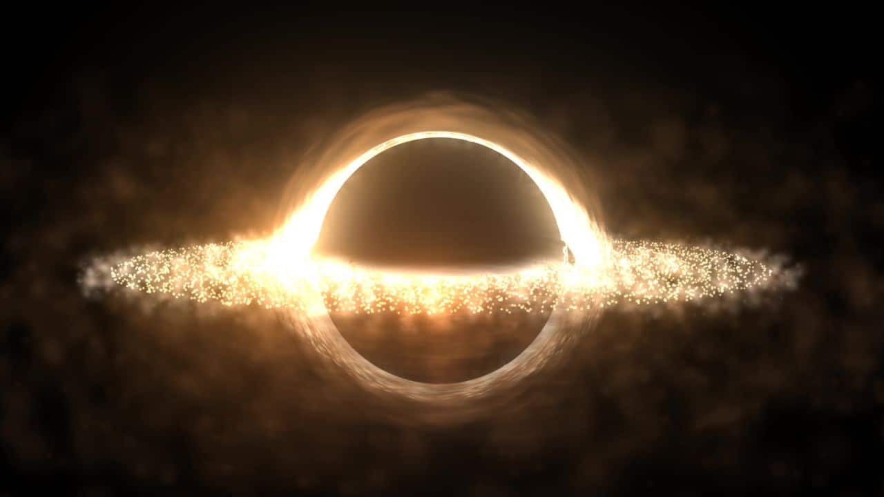 Dormant for 100 million years, this 'cosmic volcano' black hole has exploded back to life
