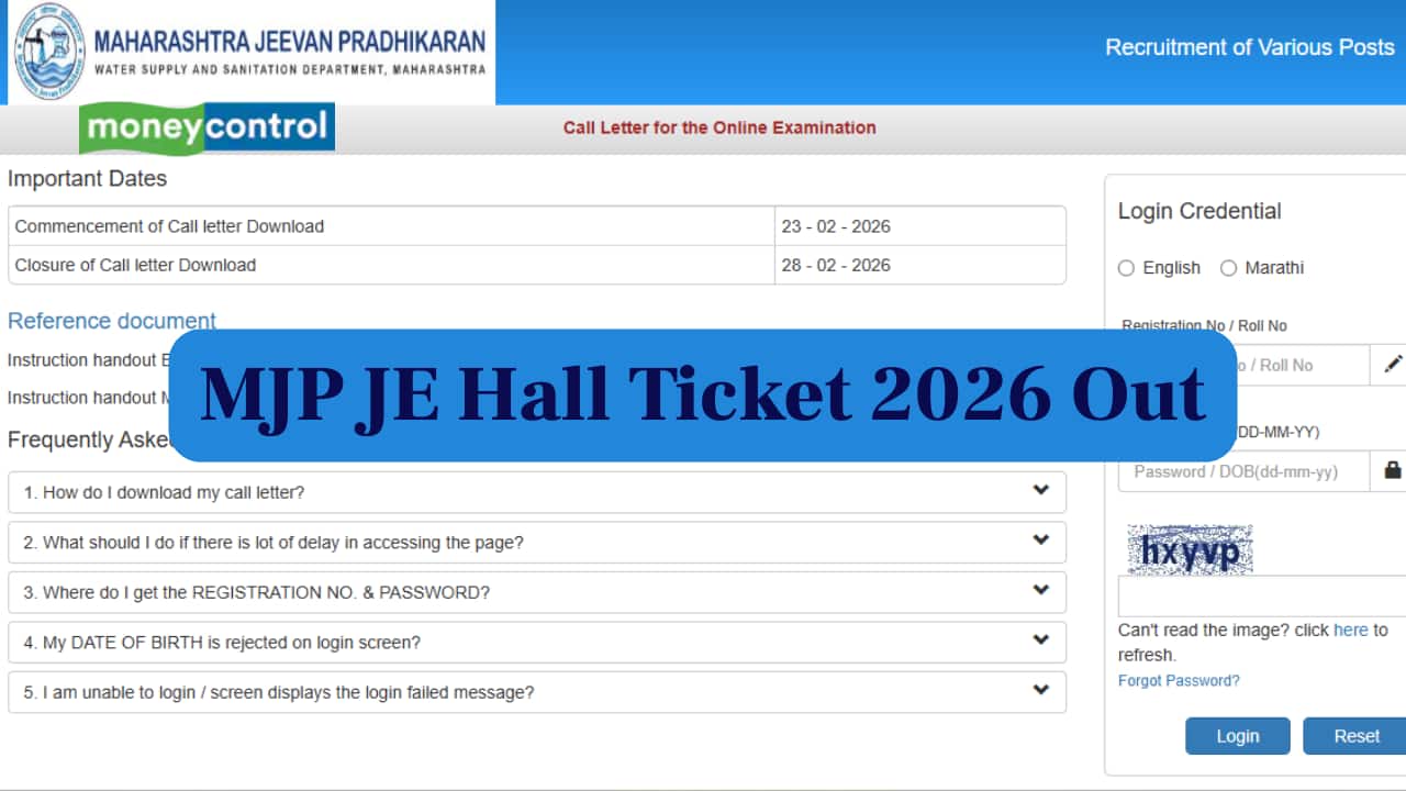 MJP JE Hall Ticket 2026 Released, Check Link to Download Here