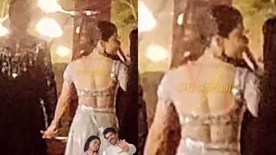 Rashmika Mandanna And Vijay Deverakonda’s first hand-in-hand picture from sangeet goes viral