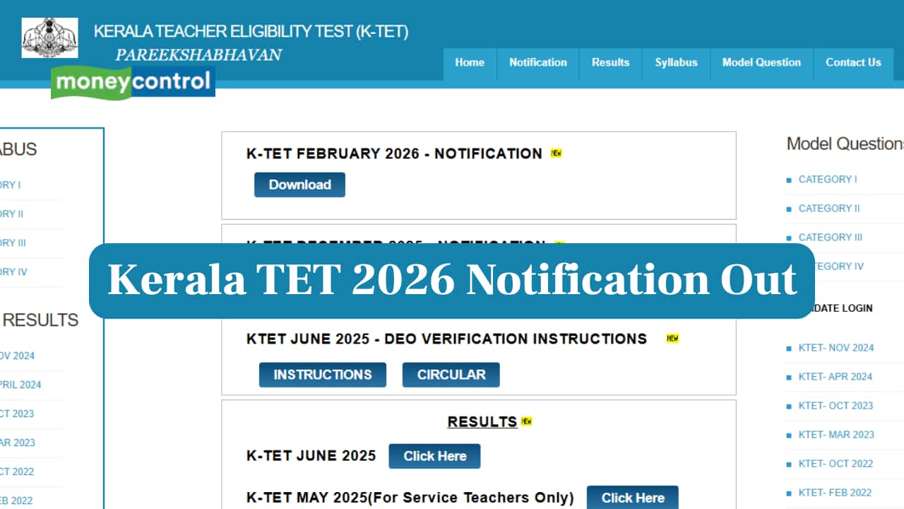 Kerala TET 2026 Notification Out, Check Application Dates & Other Details Here