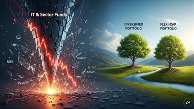 Tech funds in freefall after IT rout - here's why diversified funds emerge as the real winners
