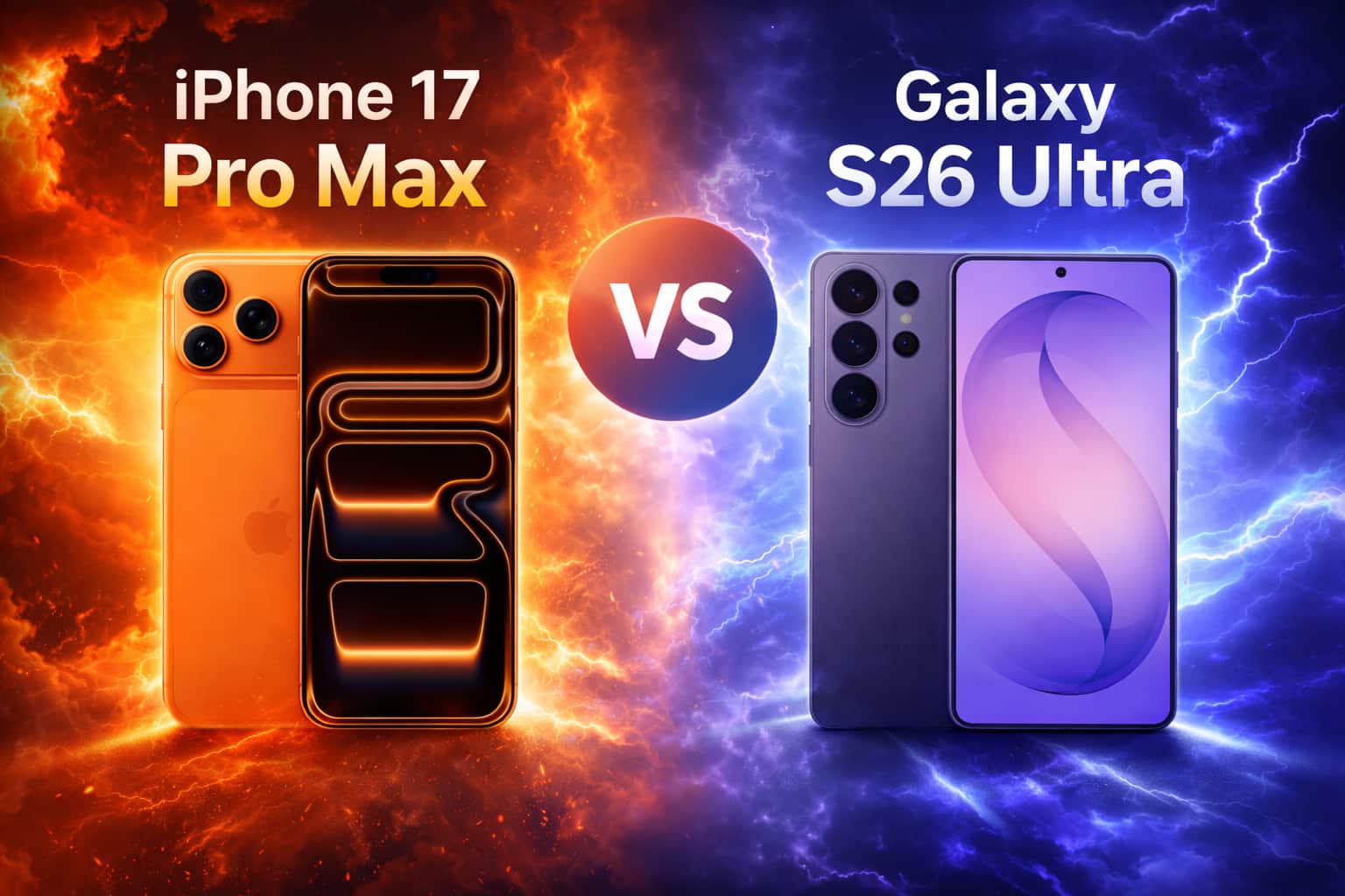 iPhone 17 Pro Max vs Galaxy S26 Ultra: Which flagship should you buy?