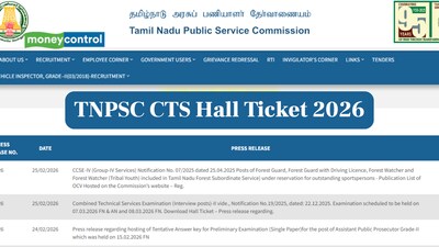 TNPSC CTS Hall Ticket 2026 Released: Download Now for March Exams