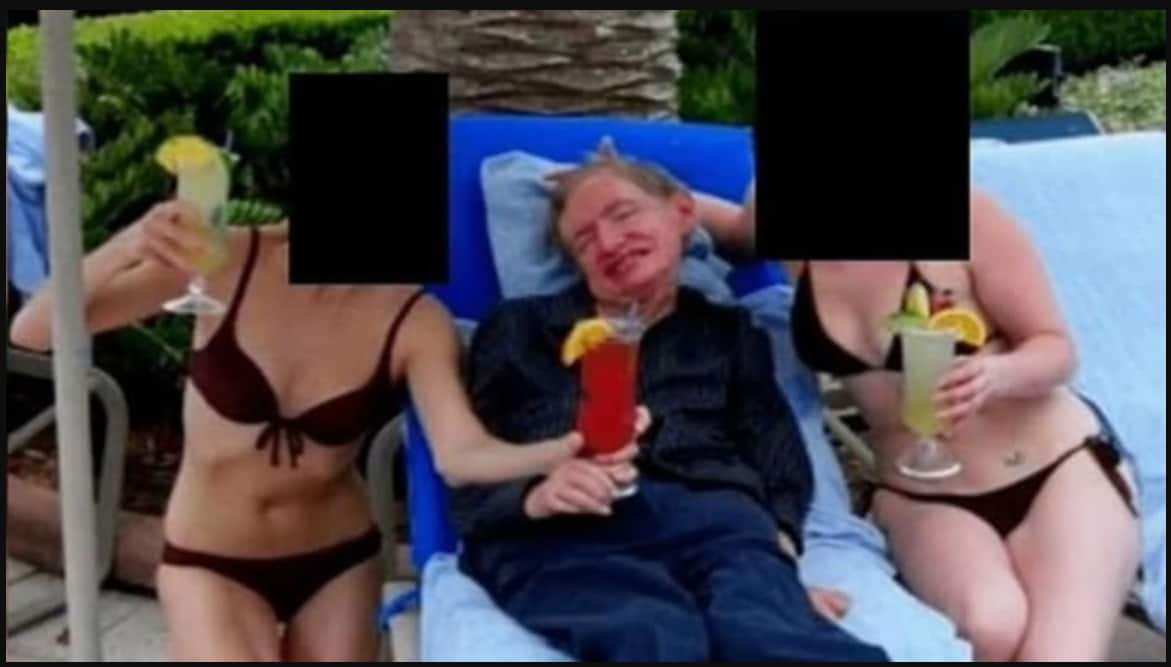 Stephen Hawking seen sipping drinks with bikini-clad women in Epstein files; what did family clarify?