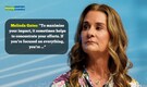 Quote of the Day by Melinda Gates: "To maximize your impact, it sometimes helps to concentrate your efforts. If you’re focused on everything, you're ..."