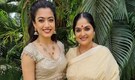 Rashmika’s Animal on-screen mother Indira Krishnan blesses newlyweds as Virosh wedding celebrations continue in Udaipur