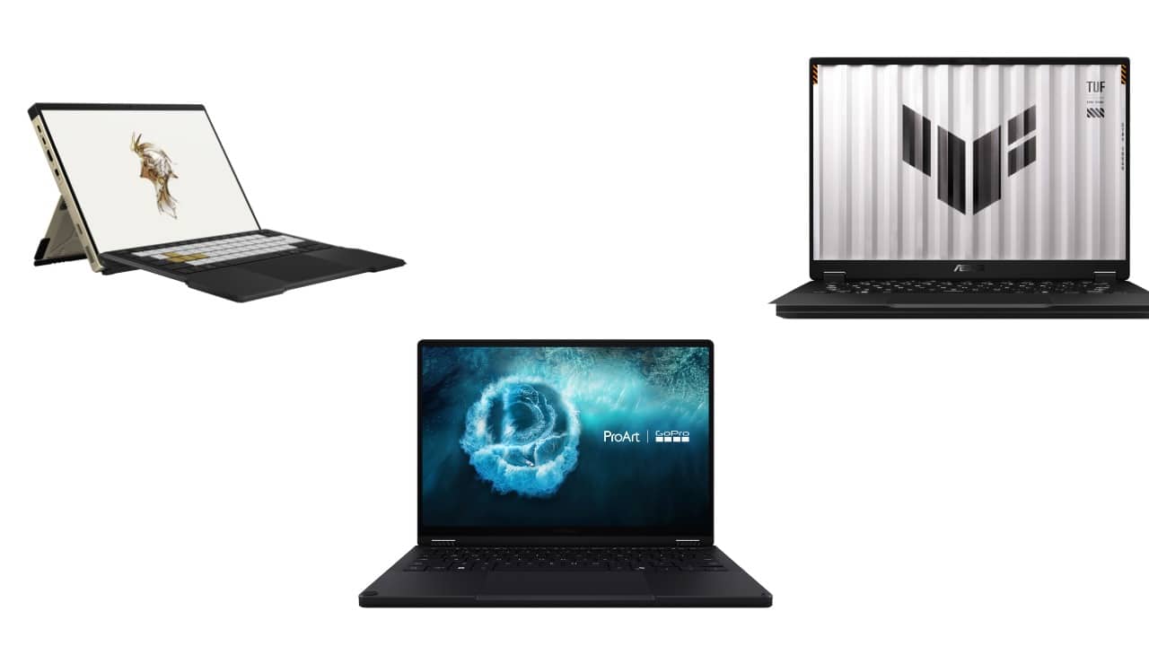 Asus launches ProArt GoPro Edition, ROG Flow Z13-KJP and TUF Gaming A14 laptops in India: Price, specs