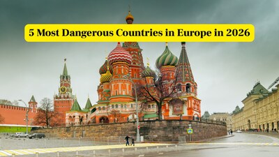 From Russia to Cyprus, here are the five least peaceful countries in Europe according to the latest Global Peace Index data.