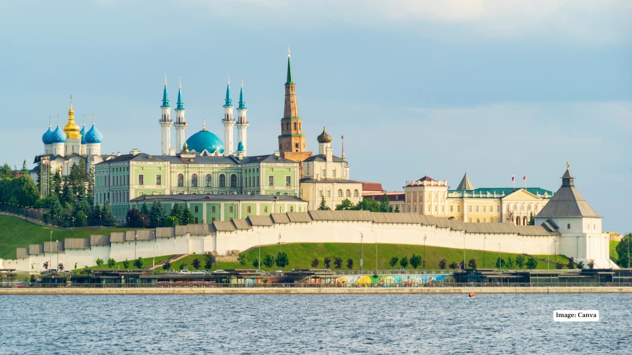 6. Kazan A fascinating blend of Russian and Tatar cultures, Kazan sits on the Volga River and showcases a unique architectural mix. The Kazan Kremlin, a UNESCO-listed complex, features both Orthodox churches and Islamic mosques, symbolising the city’s multicultural roots.