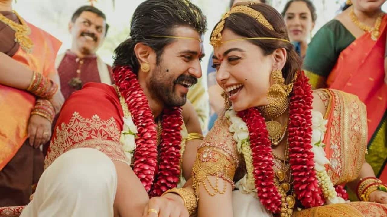Vijay Deverakonda and Rashmika Mandanna break record for most-liked wedding post on Instagram